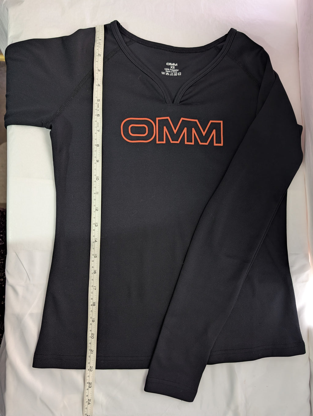 OMM, Bearing Tee long-sleeved excercise top, size XS (CT0022)