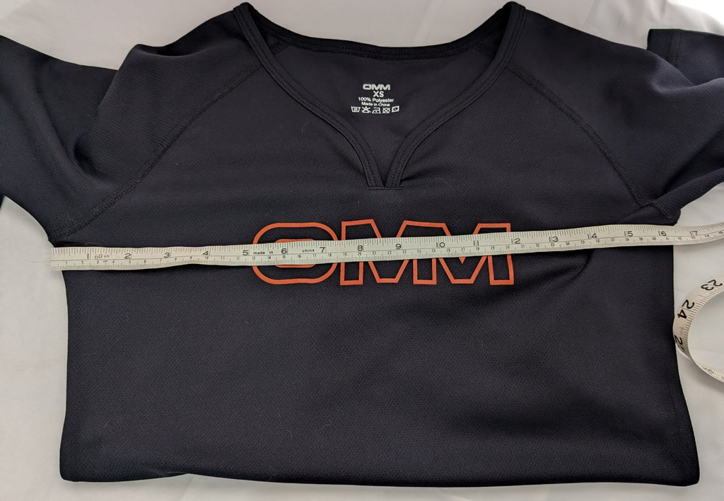 OMM, Bearing Tee long-sleeved excercise top, size XS (CT0022)