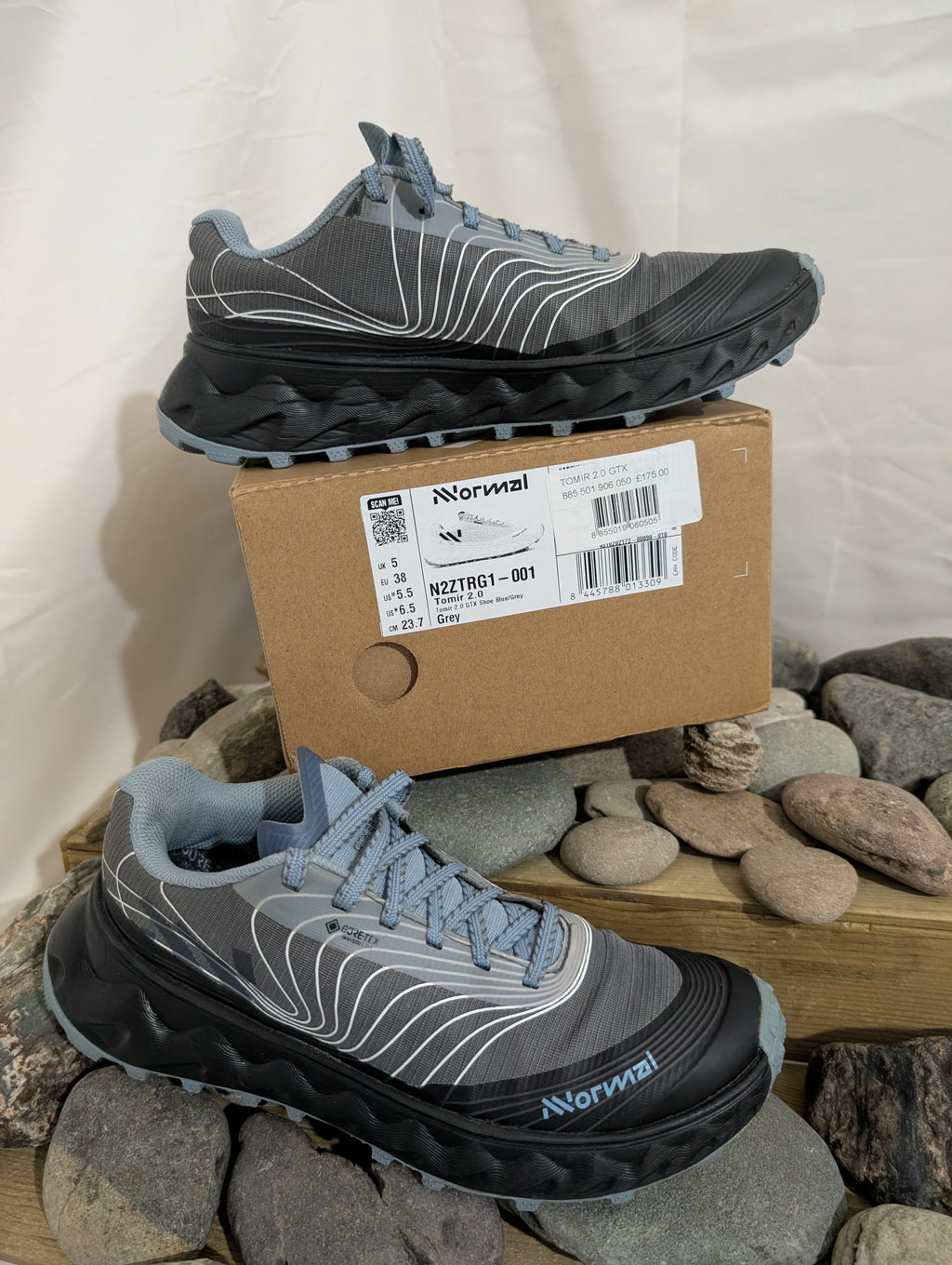 Nnormal, Tomir 2.0 GTX, Women's trail running shoes, size 5 (F0181)