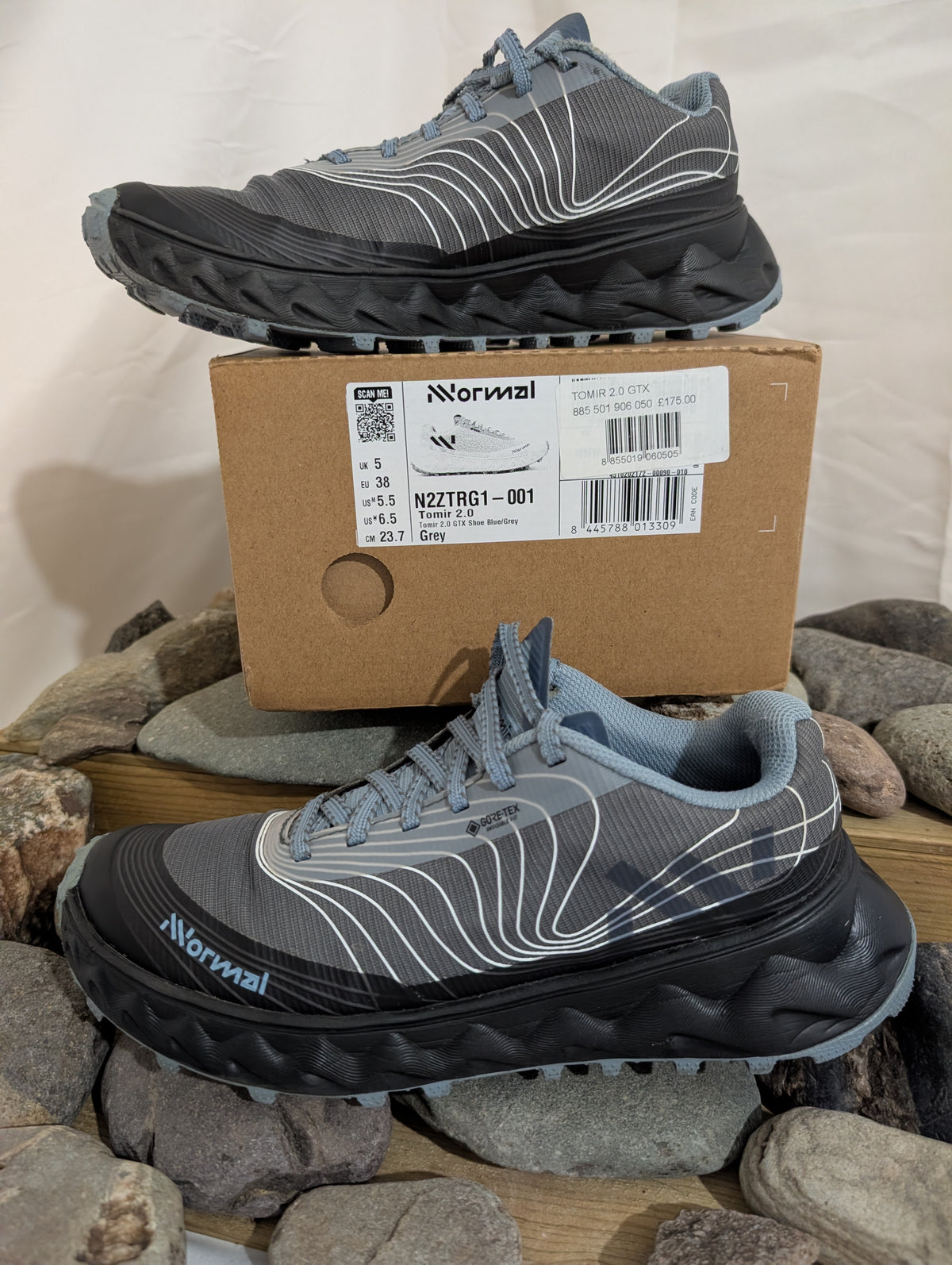 Nnormal, Tomir 2.0 GTX, Women's trail running shoes, size 5 (F0181)